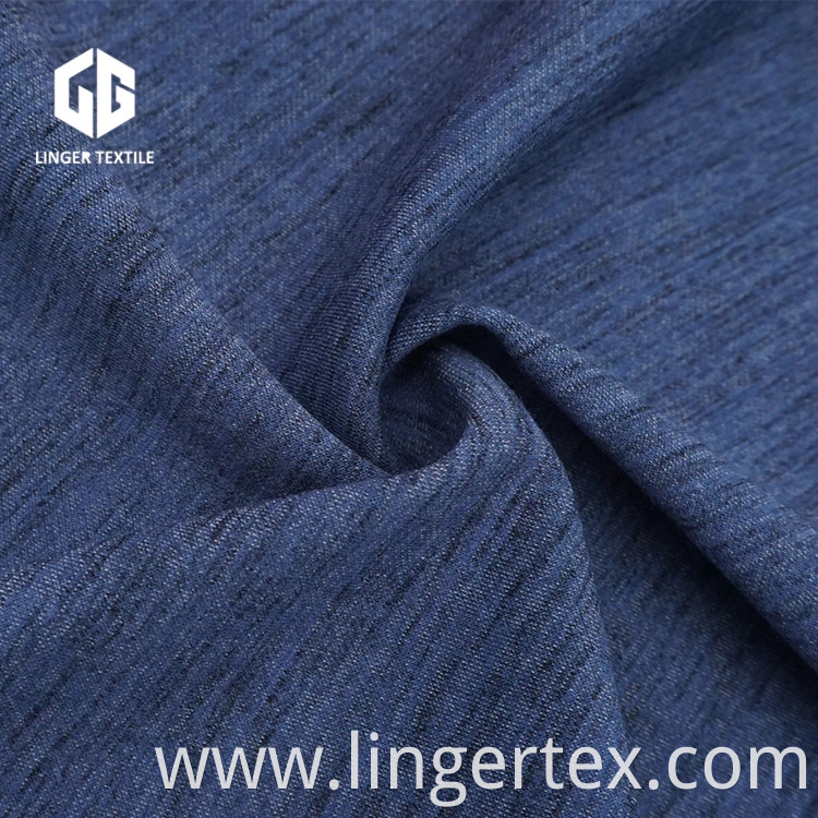 Tc Space Yarn Dyed Kintted Interlock Fabric Polyester Cotton for Apparel